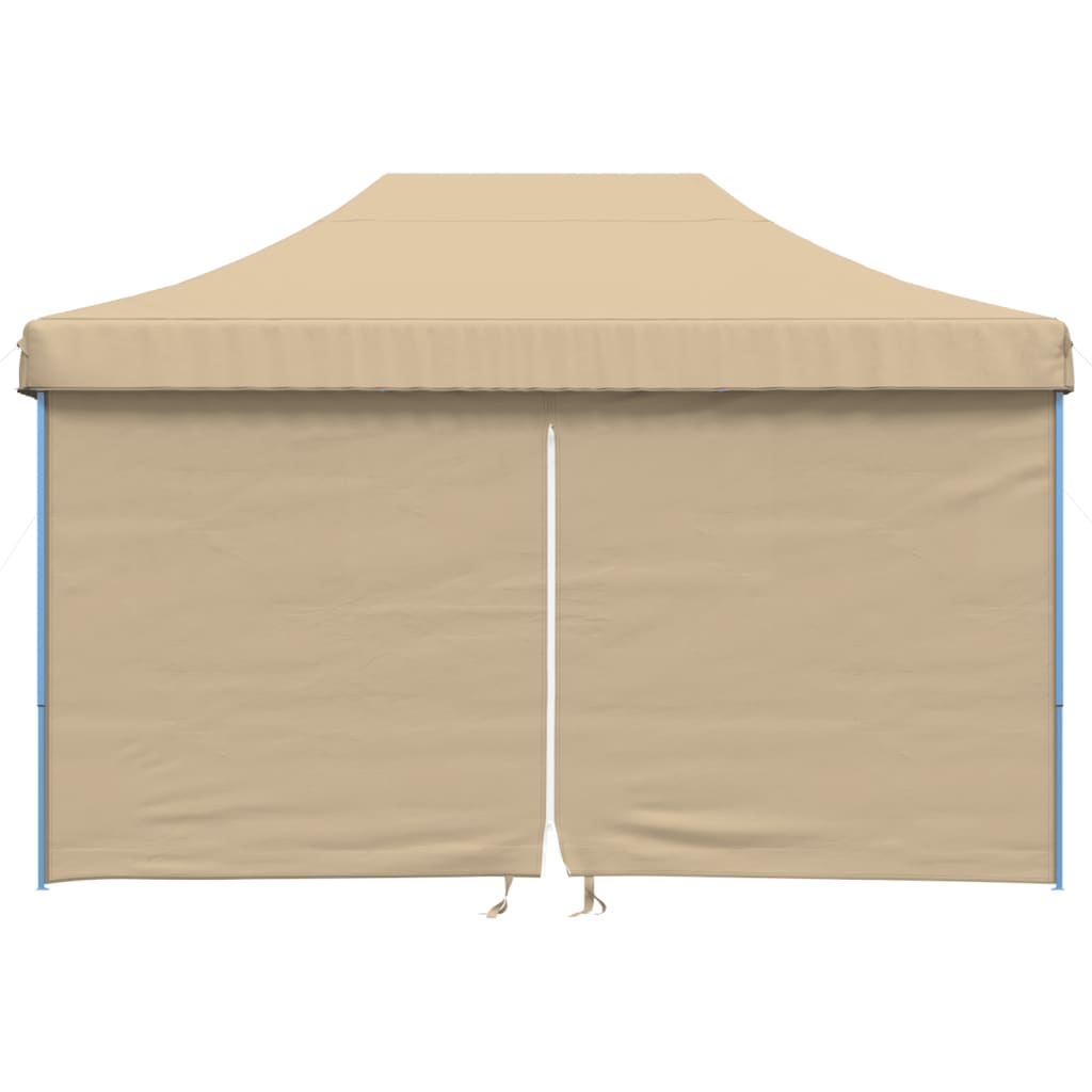 Tendone per Feste Pieghevole Pop-Up con 4 Pareti Beige