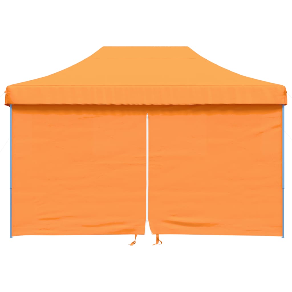 Tendone per Feste Pieghevole Pop-Up con 4 Pareti Arancione