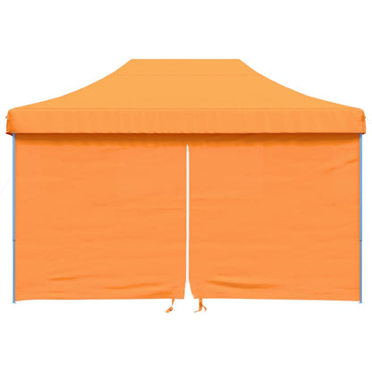 Tendone per Feste Pieghevole Pop-Up con 4 Pareti Arancione