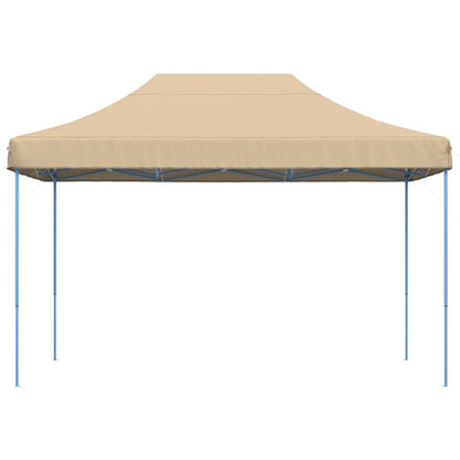 Tenda da Festa Pieghevole Pop-Up Beige 410x279x315 cm