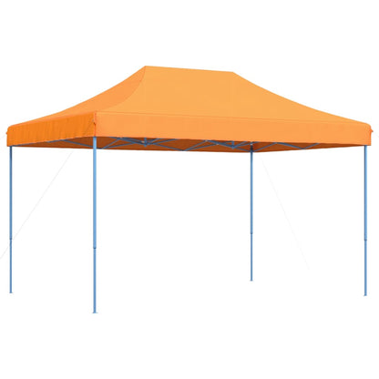 Tenda da Festa Pieghevole Pop-Up Arancione 410x279x315 cm