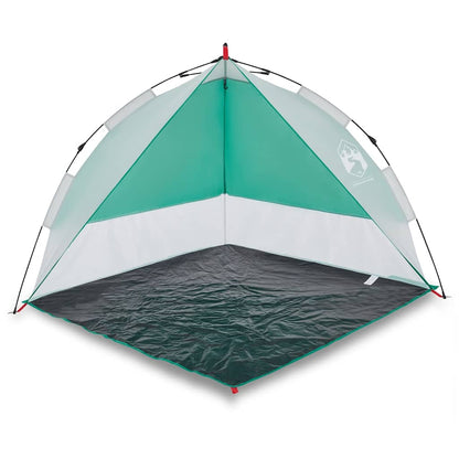 Tenda da Spiaggia Verde Rilascio Rapido Impermeabile