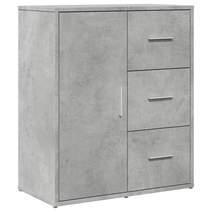 Credenza Grigio Cemento 60x31x70 cm in Legno Multistrato