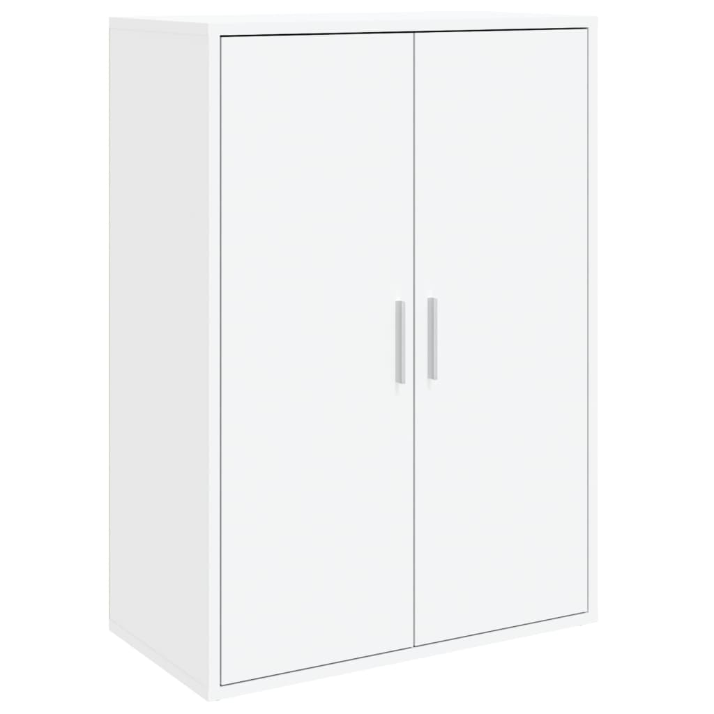 Credenza Bianca 60x31x84 cm in Legno Multistrato