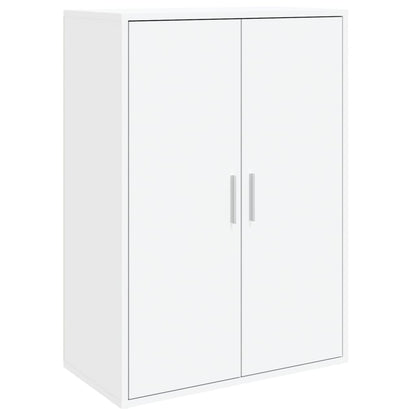Credenza Bianca 60x31x84 cm in Legno Multistrato
