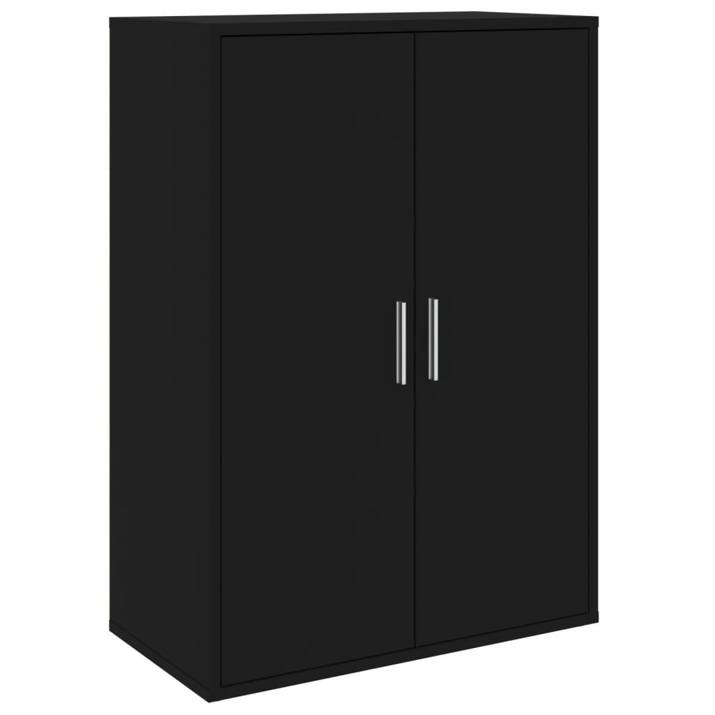 Credenza Nero 60x31x84 cm in Legno Multistrato