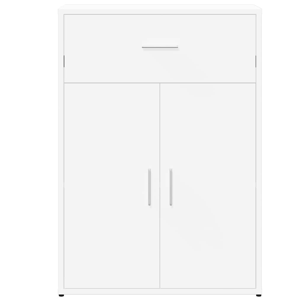 Credenza Bianca 60x30x84 cm in Legno Multistrato
