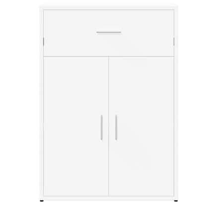 Credenza Bianca 60x30x84 cm in Legno Multistrato