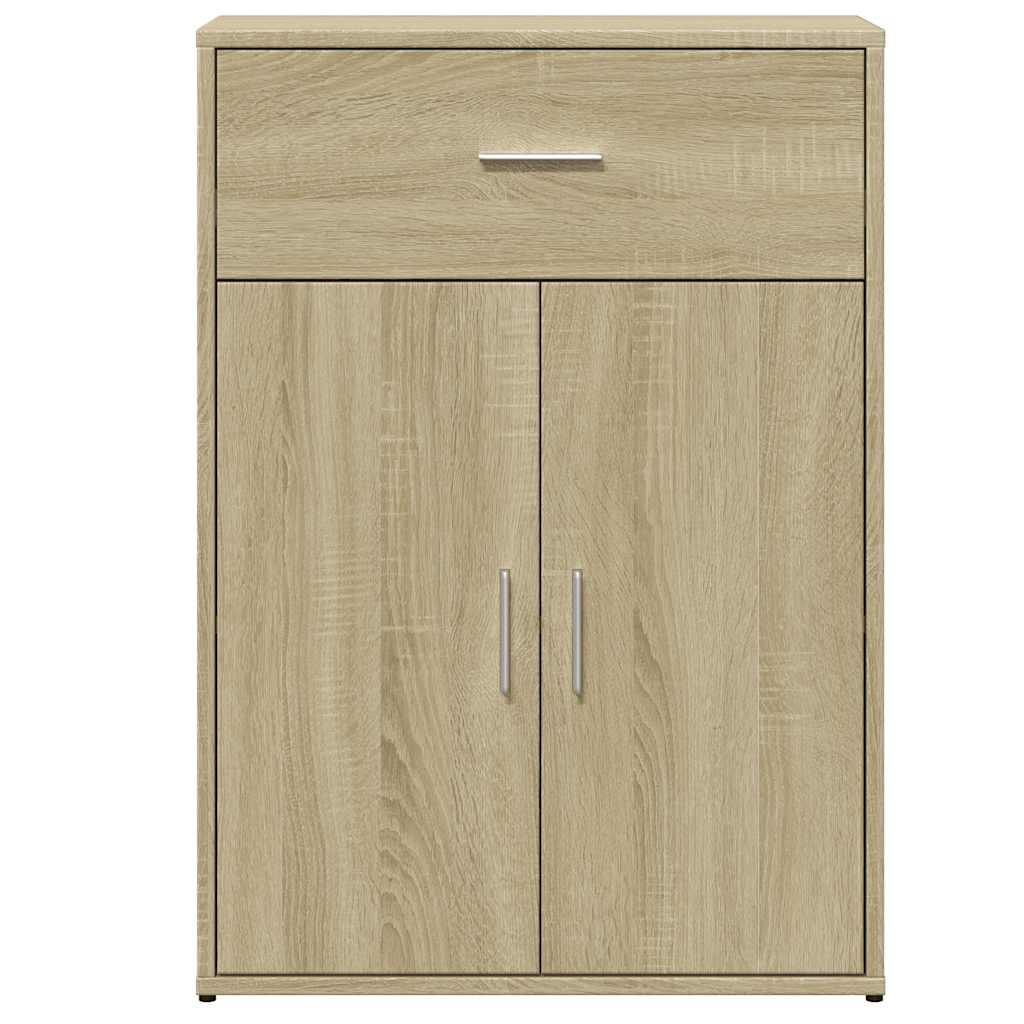 Credenza Rovere Sonoma 60x30x84 cm in Legno Multistrato