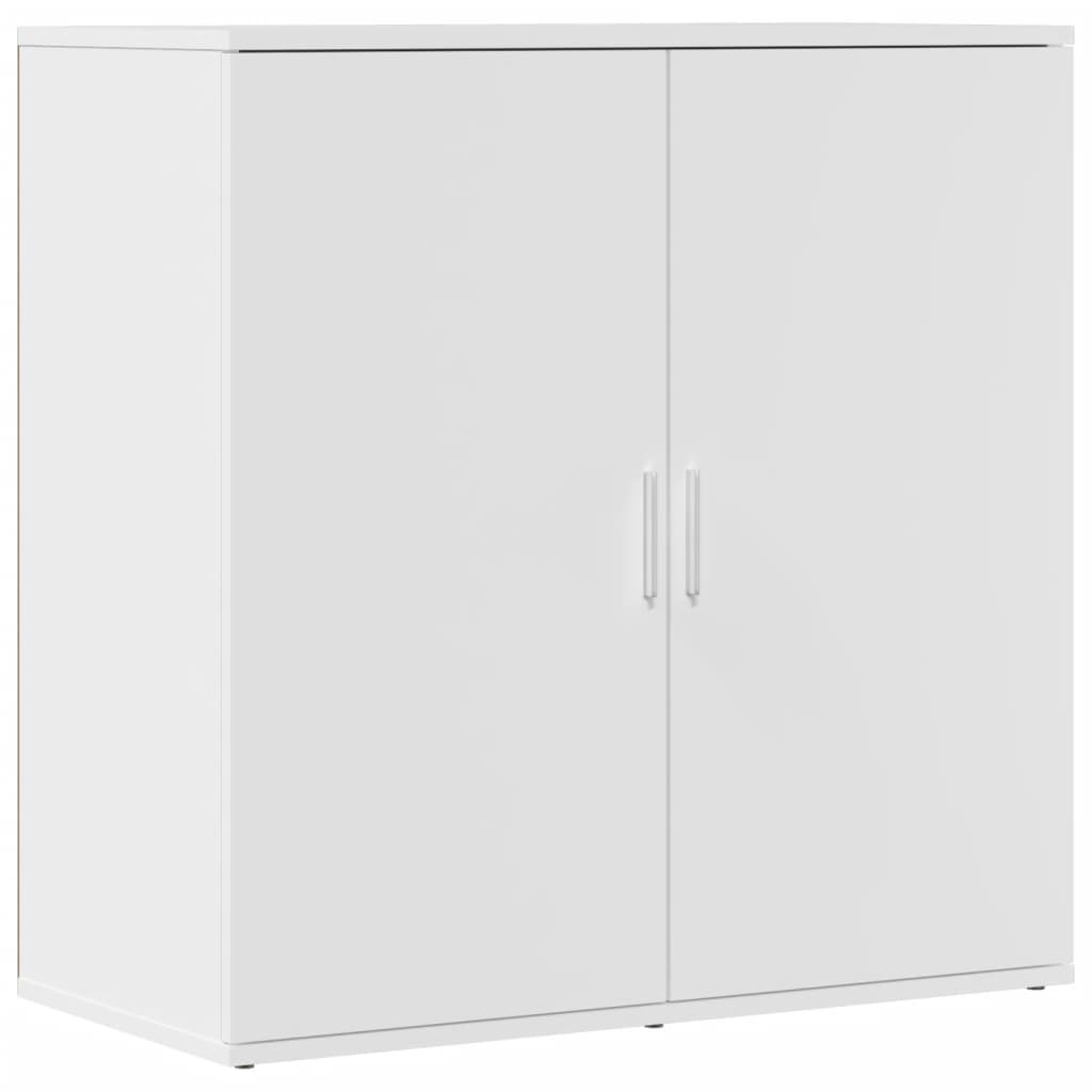 Credenza Bianca 79x38x80 cm in Legno Multistrato