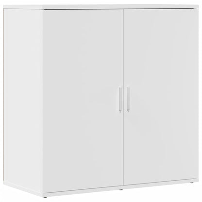 Credenza Bianca 79x38x80 cm in Legno Multistrato
