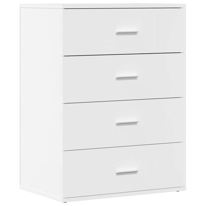 Credenza Bianca 60x39x80 cm in Legno Multistrato