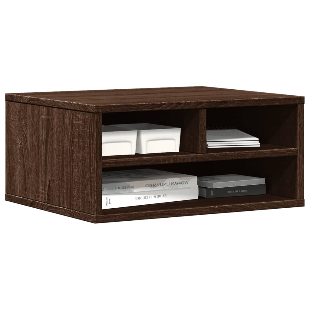 Supporto Stampante Rovere Marrone 49x40x22,5 Legno Multistrato