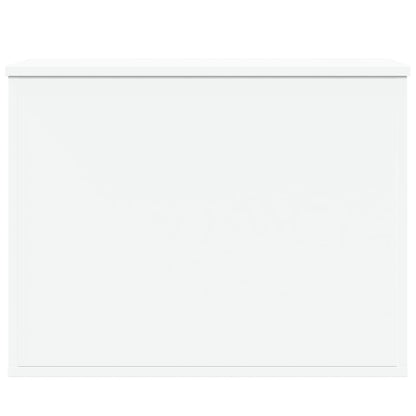 Contenitore Portaoggetti Bianco 60x42x46 cm Legno Multistrato
