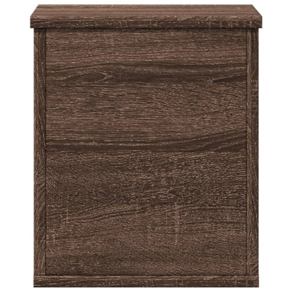 Contenitore Portaoggetti Rovere Marrone 30x35x35 cm Truciolato