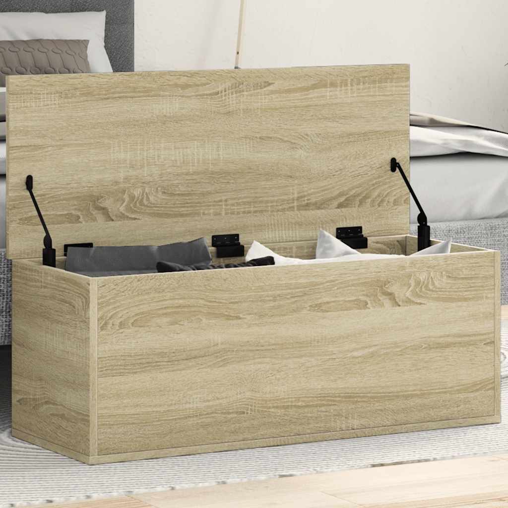 Contenitore Portaoggetti Rovere Sonoma 90x35x35cm in Truciolato