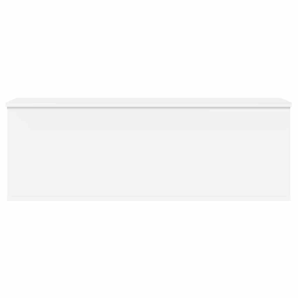 Contenitore Portaoggetti Bianco 102x35x35 cm in Truciolato
