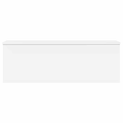 Contenitore Portaoggetti Bianco 102x35x35 cm in Truciolato