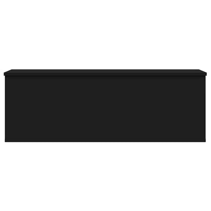 Contenitore Portaoggetti Nero 102x35x35 cm in Truciolato