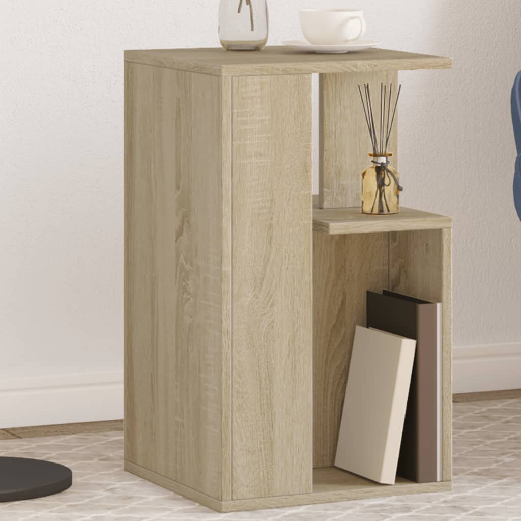 Tavolino da Salotto Rovere Sonoma 35x35x60 cm Legno Multistrato