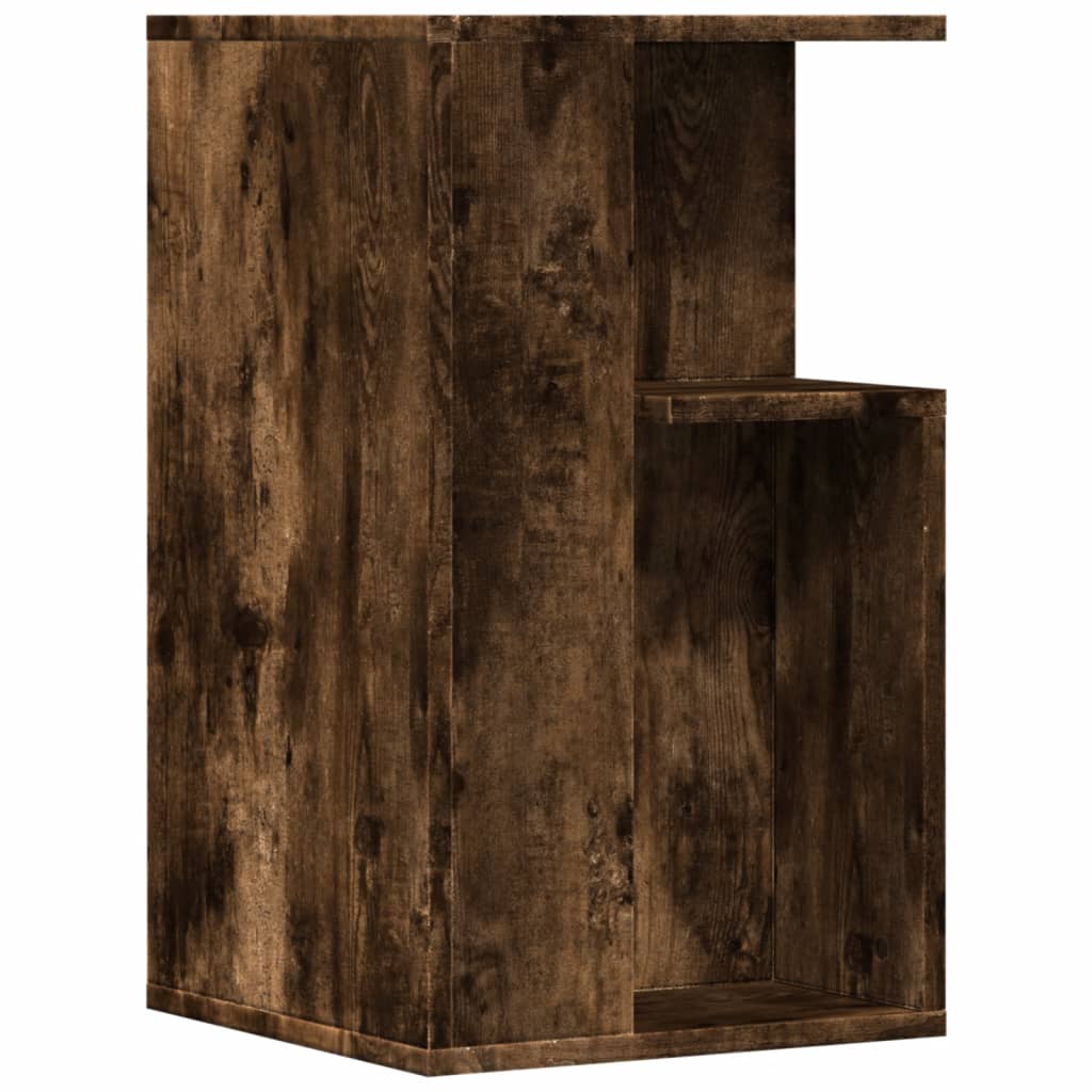 Tavolino Rovere Fumo 35x35x60 cm in Legno Multistrato