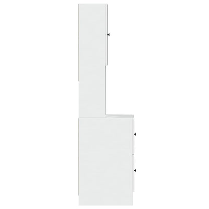 Mobile da Cucina Bianco 35x50x180 cm in Truciolato