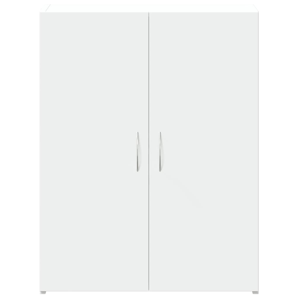 Schedario Bianco 60x32x77,5 cm in Legno Multistrato