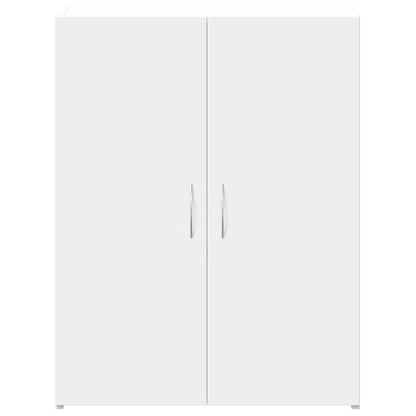Schedario Bianco 60x32x77,5 cm in Legno Multistrato