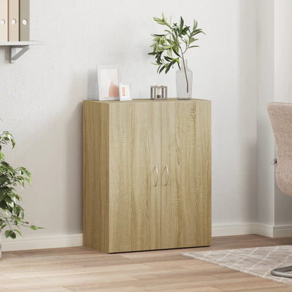 Schedario Rovere Sonoma 60x32x77,5 cm in Legno Multistrato
