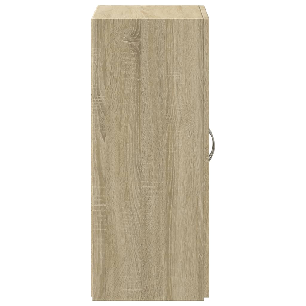 Schedario Rovere Sonoma 60x32x77,5 cm in Legno Multistrato