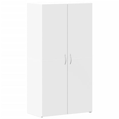 Schedario Bianco 60x32x115 cm in Legno Multistrato