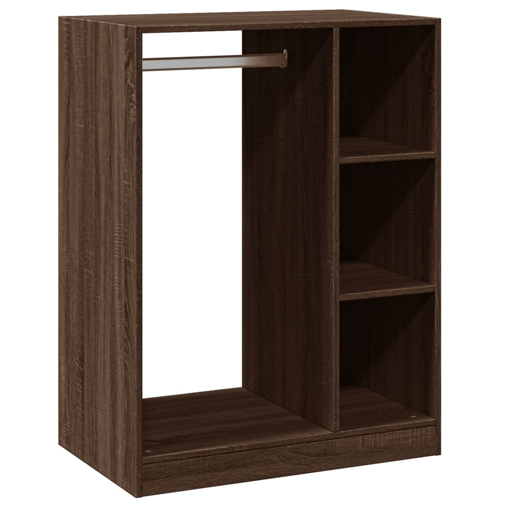Armadio Marrone Sonoma 77x48x102 cm in Legno Multistrato