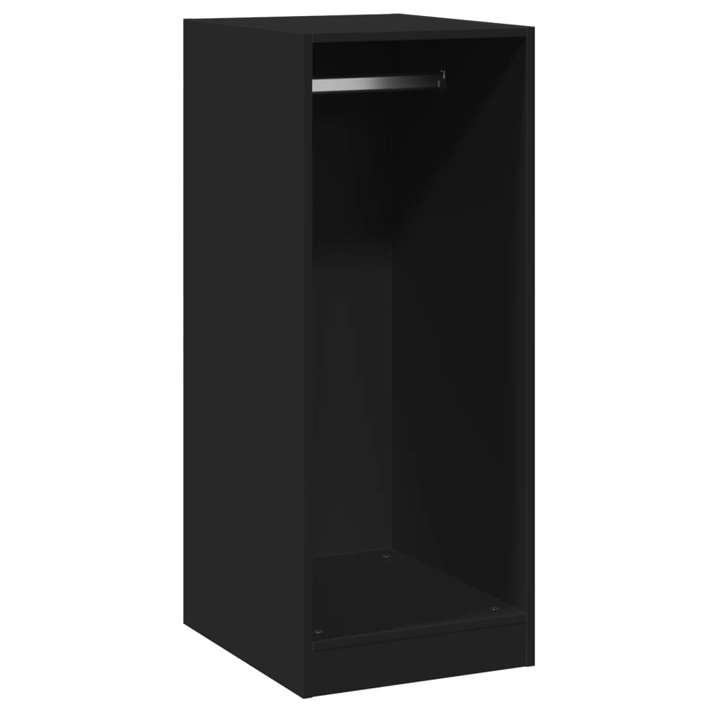 Armadio Nero 48x41x102 cm in Legno Multistrato
