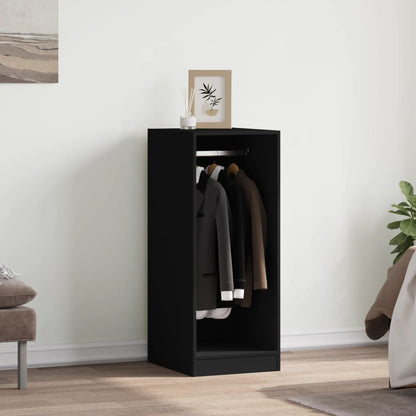 Armadio Nero 48x41x102 cm in Legno Multistrato