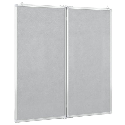 Lavagna Magnetica Pieghevole 80x80x1,7 cm in Alluminio