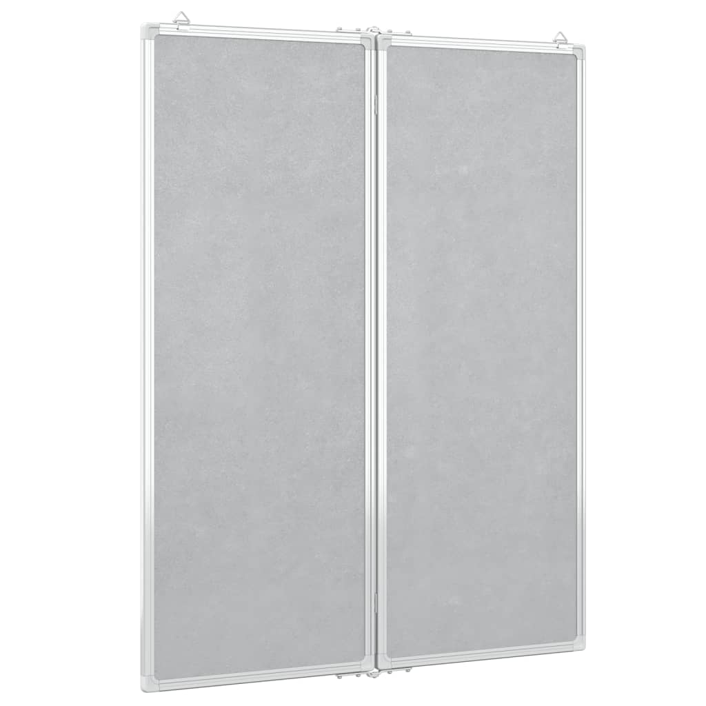 Lavagna Magnetica Pieghevole 80x100x1,7 cm in Alluminio