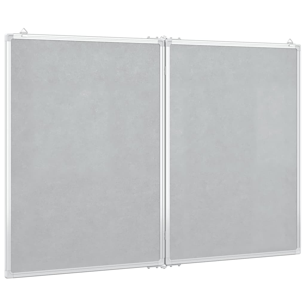 Lavagna Magnetica Pieghevole 100x80x1,7 cm in Alluminio