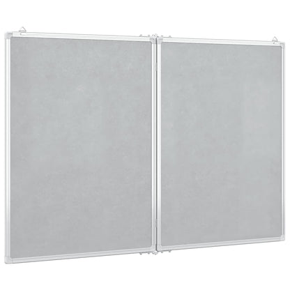 Lavagna Magnetica Pieghevole 100x80x1,7 cm in Alluminio