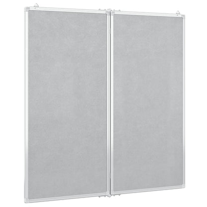Lavagna Magnetica Pieghevole 100x100x1,7 cm in Alluminio