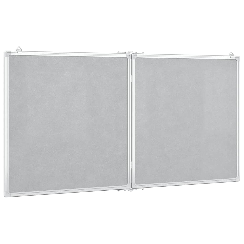 Lavagna Magnetica Pieghevole 120x60x1,7 cm in Alluminio