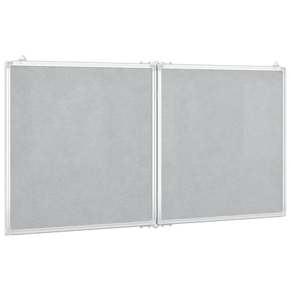 Lavagna Magnetica Pieghevole 120x60x1,7 cm in Alluminio