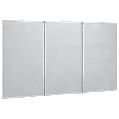Lavagna Magnetica Pieghevole 150x80x1,7 cm in Alluminio