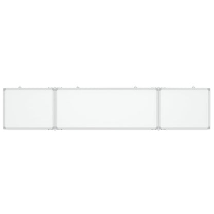 Lavagna Magnetica Pieghevole 200x40x1,7 cm in Alluminio