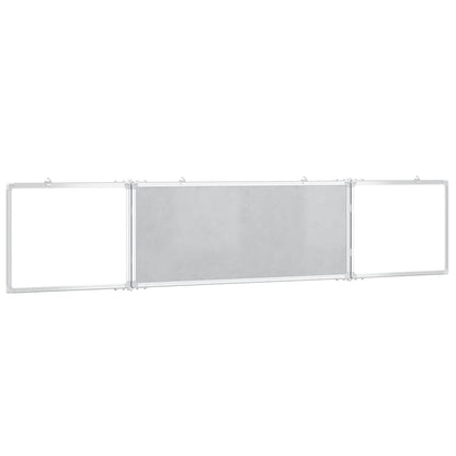 Lavagna Magnetica Pieghevole 200x40x1,7 cm in Alluminio