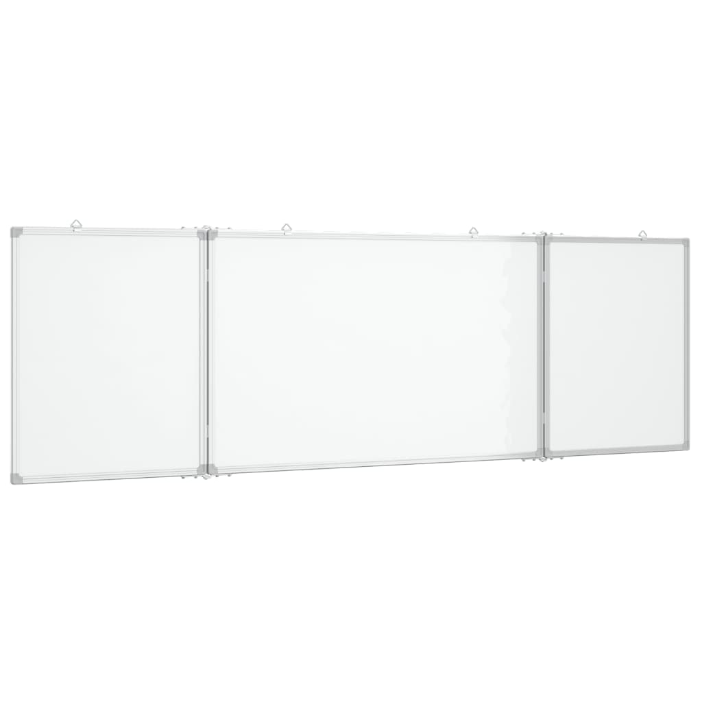 Lavagna Magnetica Pieghevole 160x50x1,7 cm in Alluminio
