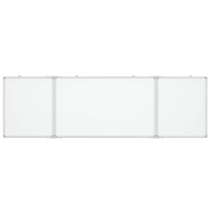 Lavagna Magnetica Pieghevole 160x50x1,7 cm in Alluminio