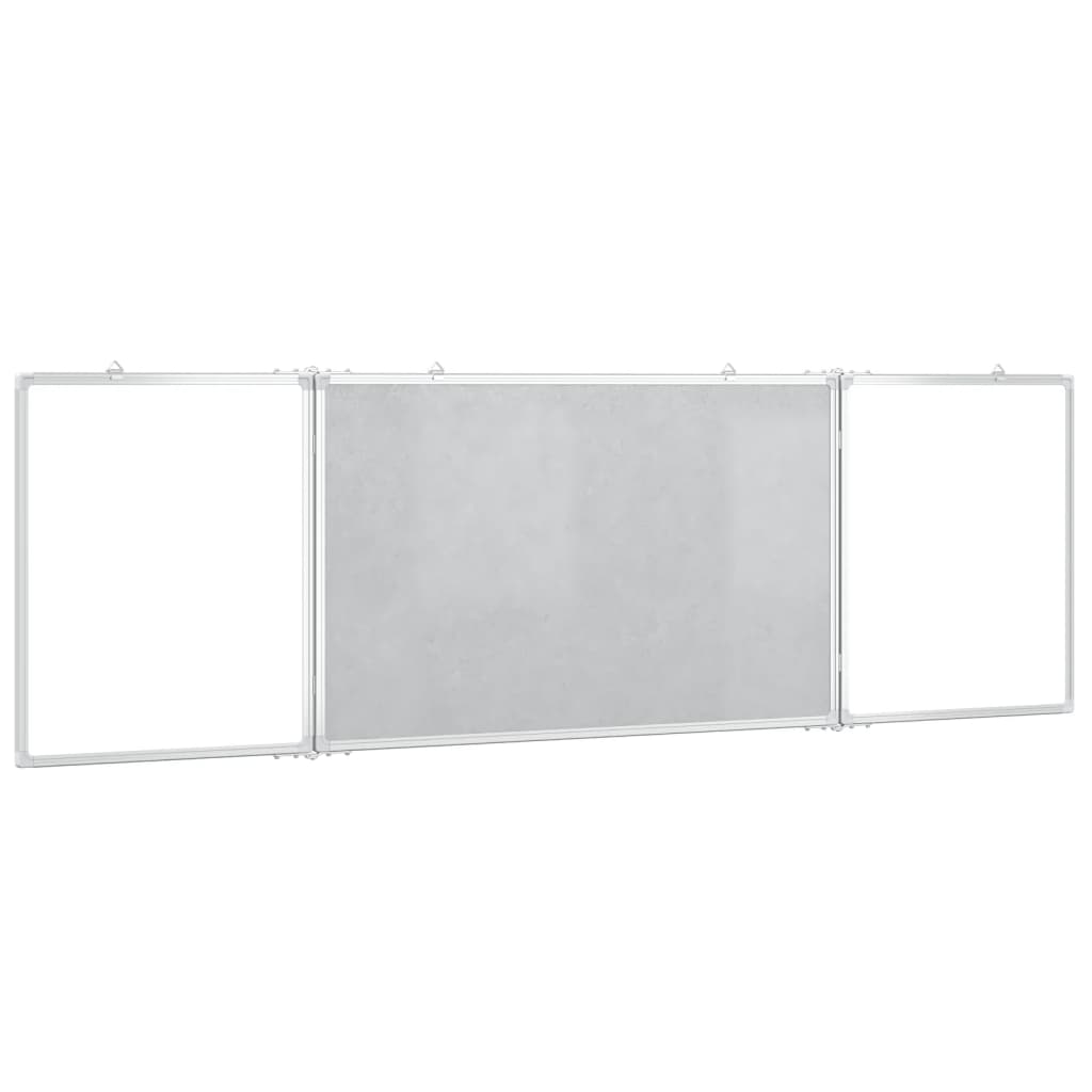 Lavagna Magnetica Pieghevole 160x50x1,7 cm in Alluminio