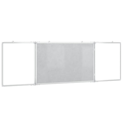 Lavagna Magnetica Pieghevole 160x50x1,7 cm in Alluminio