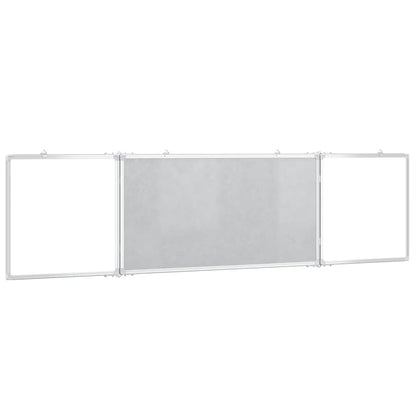 Lavagna Magnetica Pieghevole 200x50x1,7 cm in Alluminio