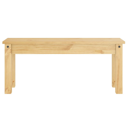 Panca da Pranzo Panama 105x30x45 cm in Legno Massello di Pino